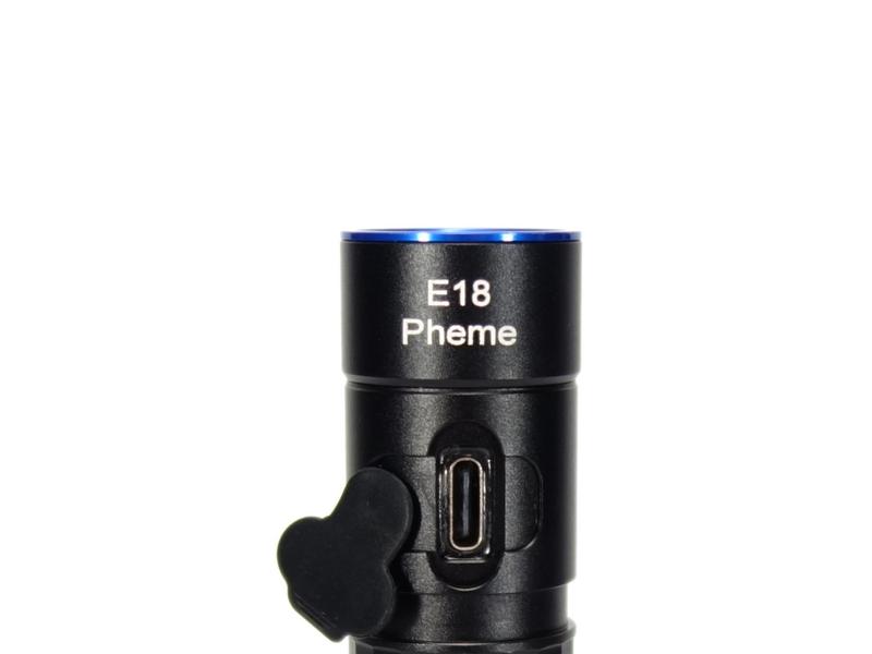 Brinyte E18 Pheme charging port