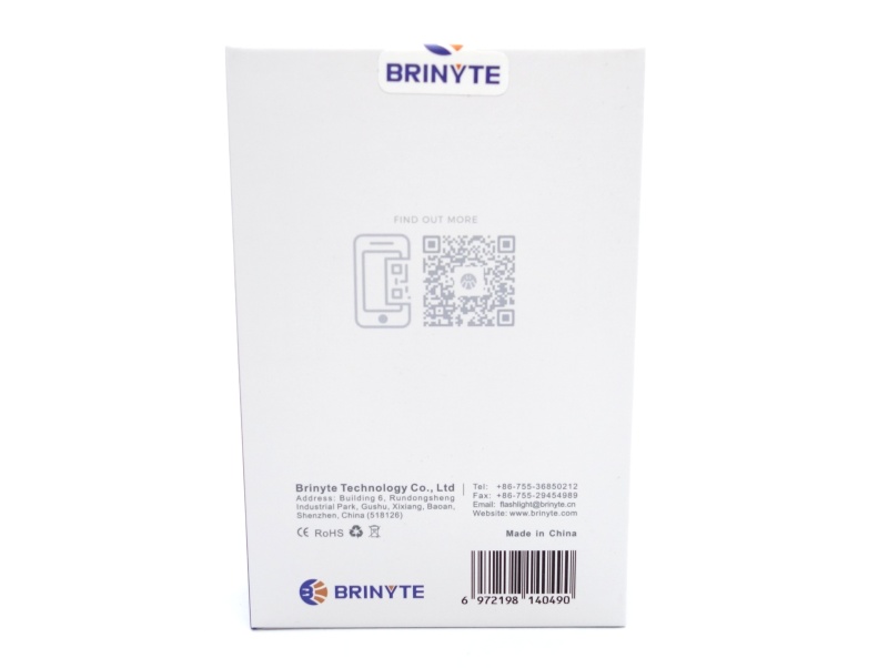 Brinyte HL18 Noctua packaging back