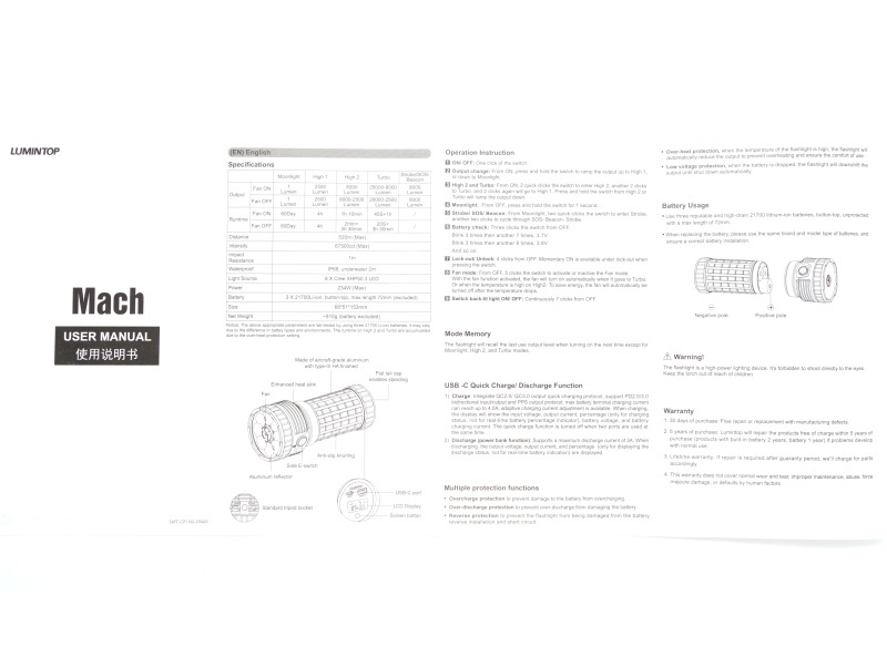 Lumintop Mach user manual