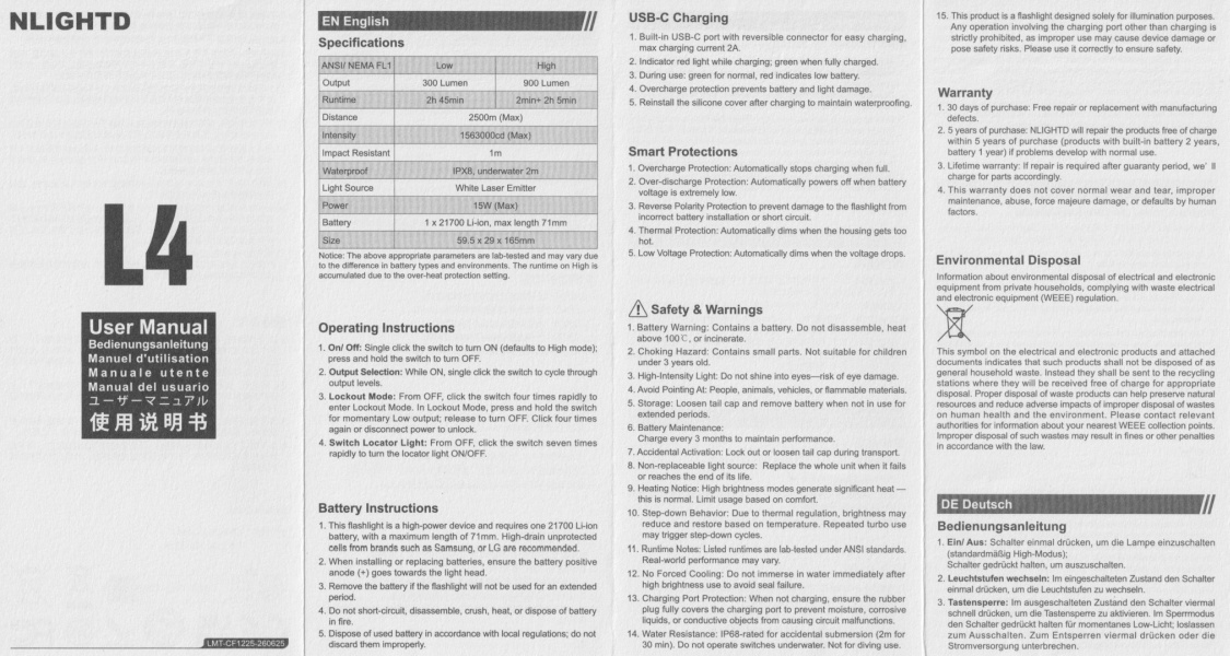 NLIGHTD L4 Green user-manual-1