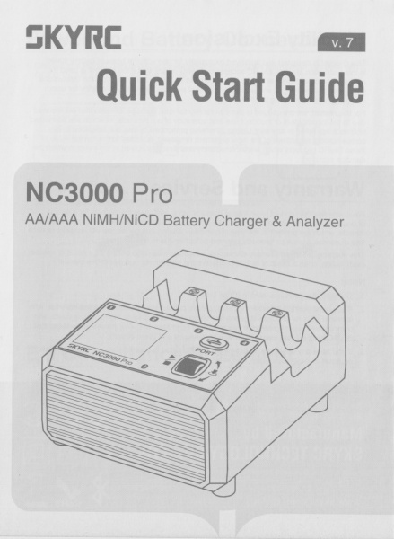 SkyRC NC3000 Pro quick-start-1