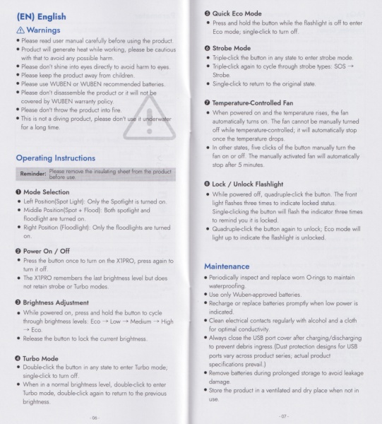 Wuben X1 Pro user-manual-6